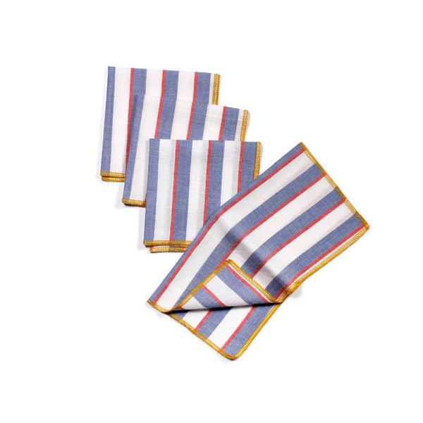 Mondrian Striped Cocktail Napkins
