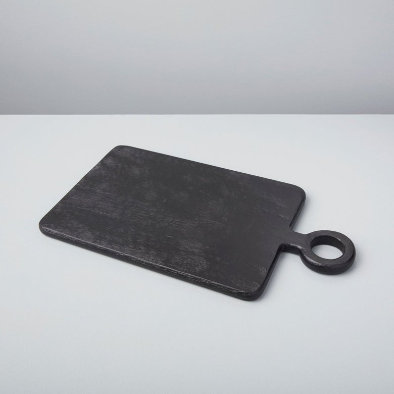 A black mango wood mini cheese board from beHome.