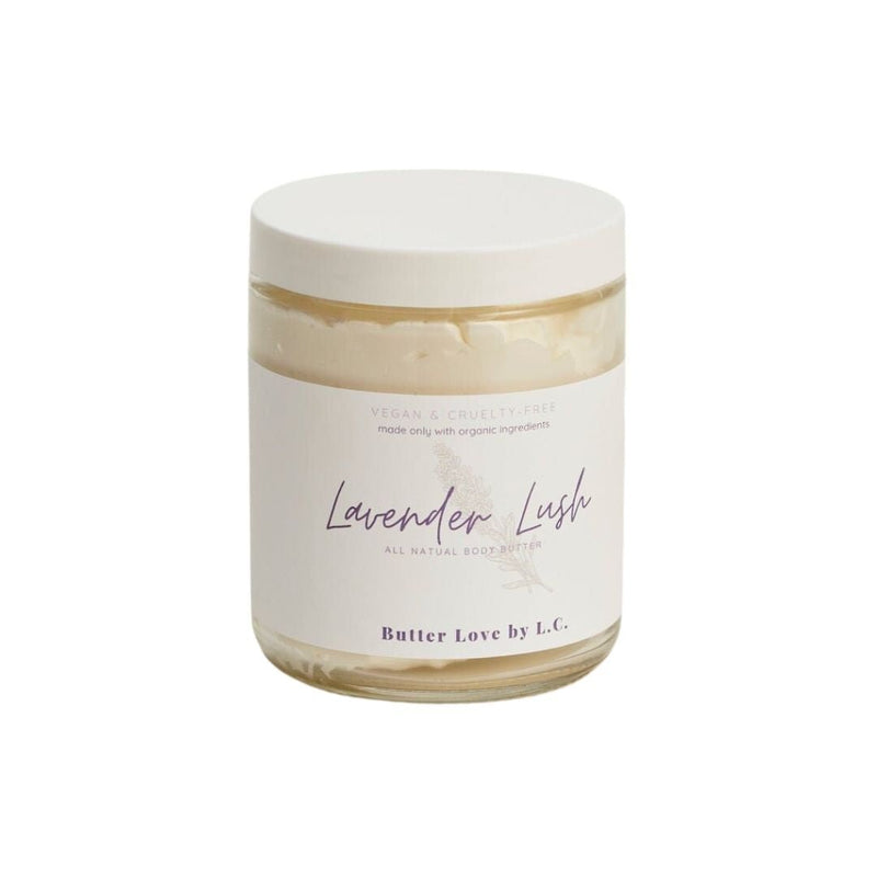 Butter Love Lavender Lush body butter is vegan and cruelty free.