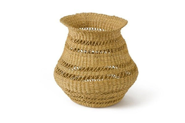 Kazi lace grass vase are beautiful with dried flowers.