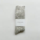 Le Bon Shoppe Cottage sock in Heather Grey