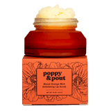 Poppy & Pout Blood orange Mint Exfoliating Lip Scrub.