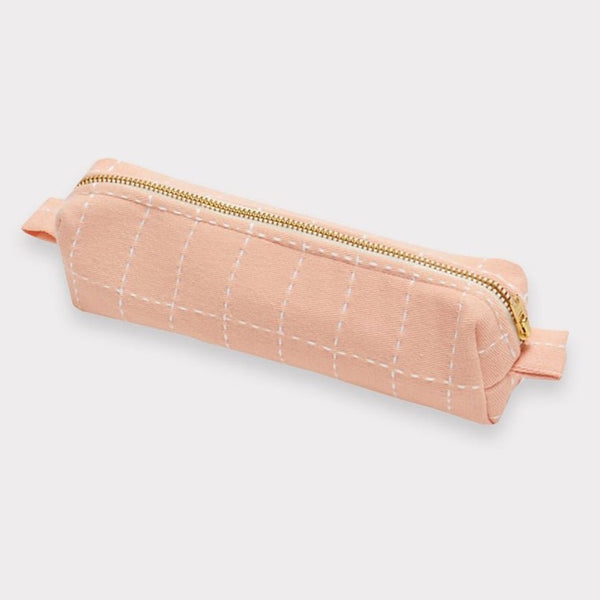 A compact pink pouch from Anchal. Perfect addition to a gift.